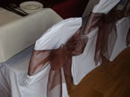 Chair Cover Hire Chocolate Sash